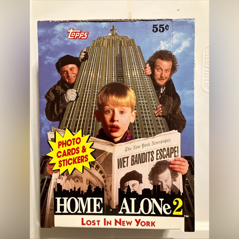 1992 Topps Home Alone 2 Lost in New York Sealed Trading Cards - Unopened Pack